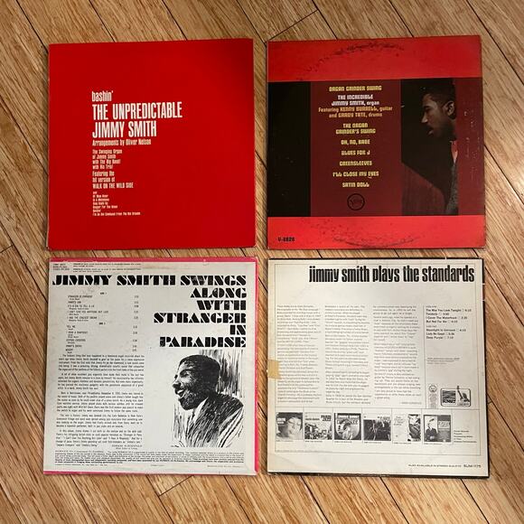 Lot of 4 Jimmy Smith LPs Vintage Vinyl Records soul jazz bop - Picture 2 of 3